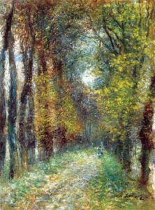 Quando Renoir bosco - poesia Voli via