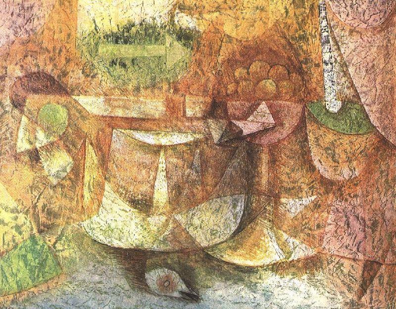 (Paul Klee, Natura morta con Colomba)